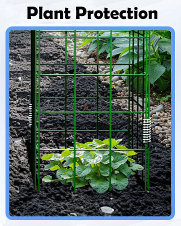 RUDCXDY Cucumber Trellis Garden Trellis for Vegetables,34" W X 48" A-Frame Garden Trellis for Climbing Plant Outdoors,Metal Raised Garden Bed with Trellis Plant Support Clips for Vegetable Flower